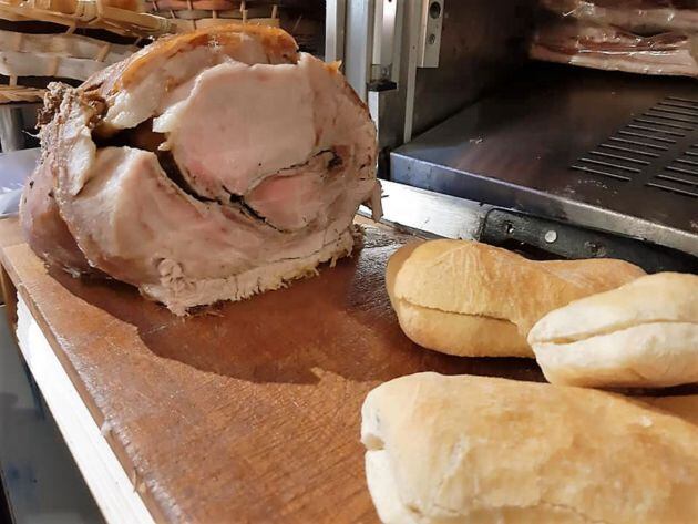 Porchetta en Antica Bottega Di Norcia