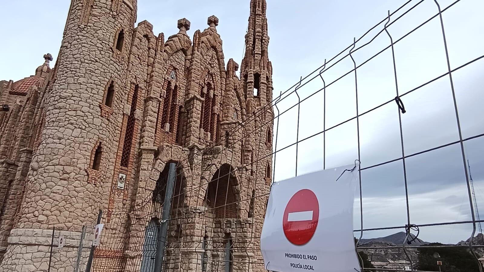 El Ayuntamiento de Novelda ha cerrado temporalmente el acceso al Santuario de Santa María Magdalena