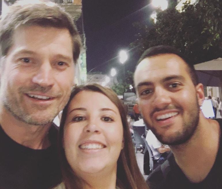 El actor Nikolaj Coster-Waldau, que encarna a Jaime Lannister, a su llegada a Sevilla, para el rodaje de la séptima temporada de &#039;Juego de Tronos&#039;