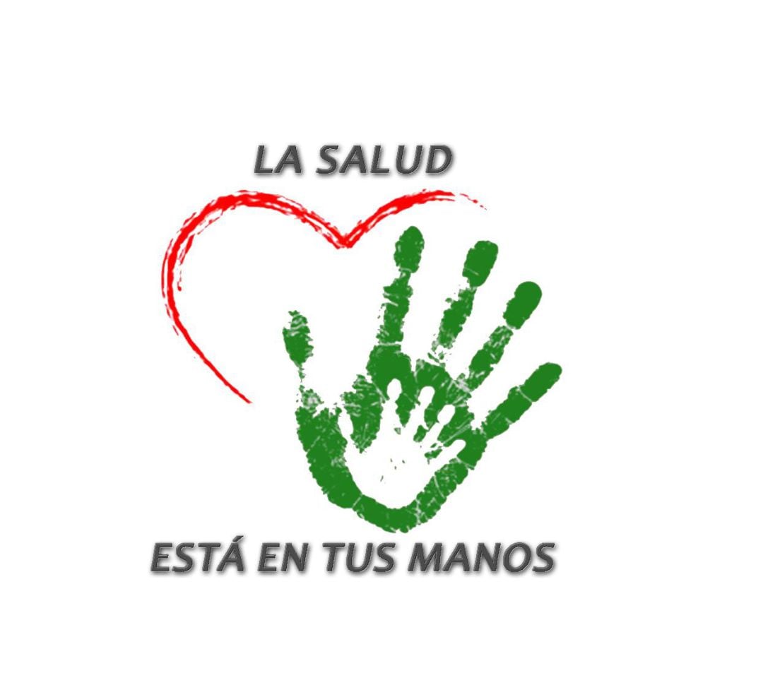 Logotipo de la campaña La Salud está en tus manos, enfocado a combatir la obesidad infantil