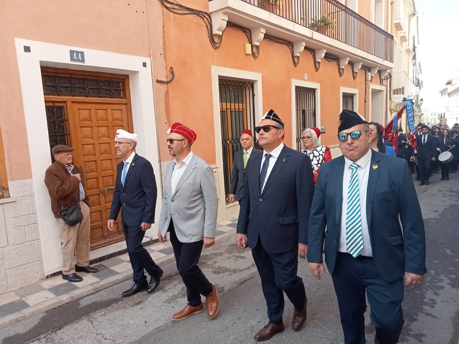 Algunos de los Presidentes de las Comparsas