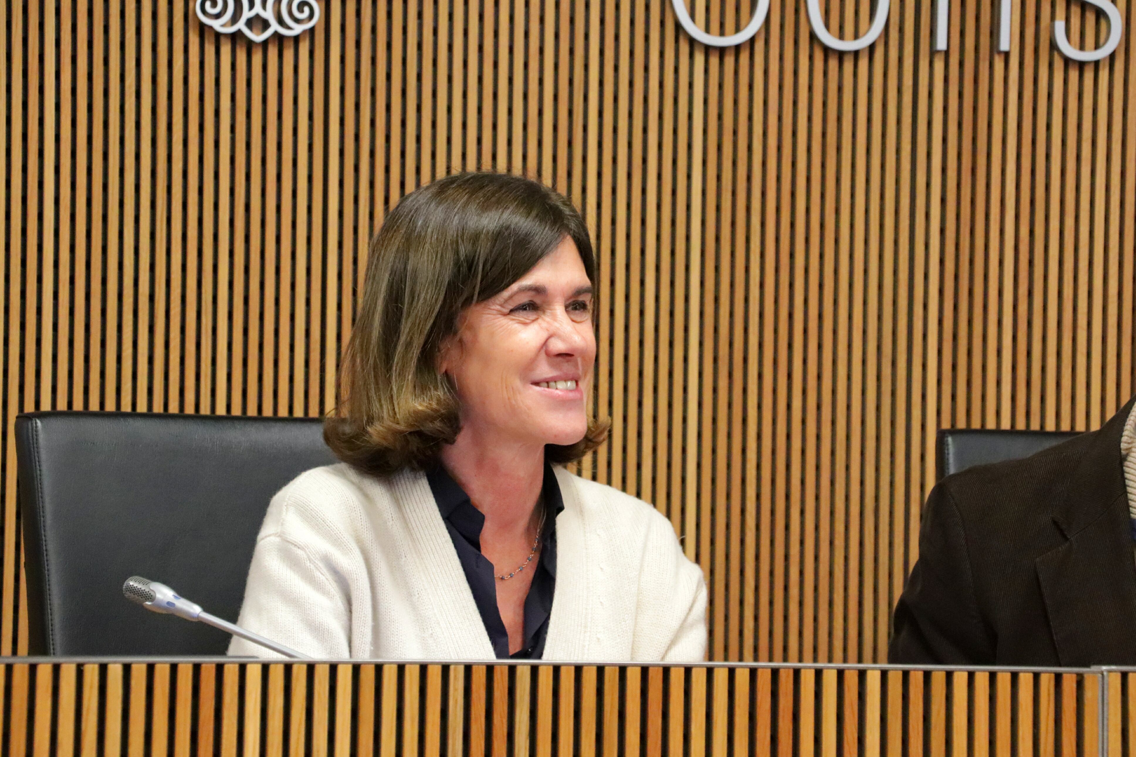 La ministra d&#039;Educació i Ensenyament Superior, Ester Vilarrubla.