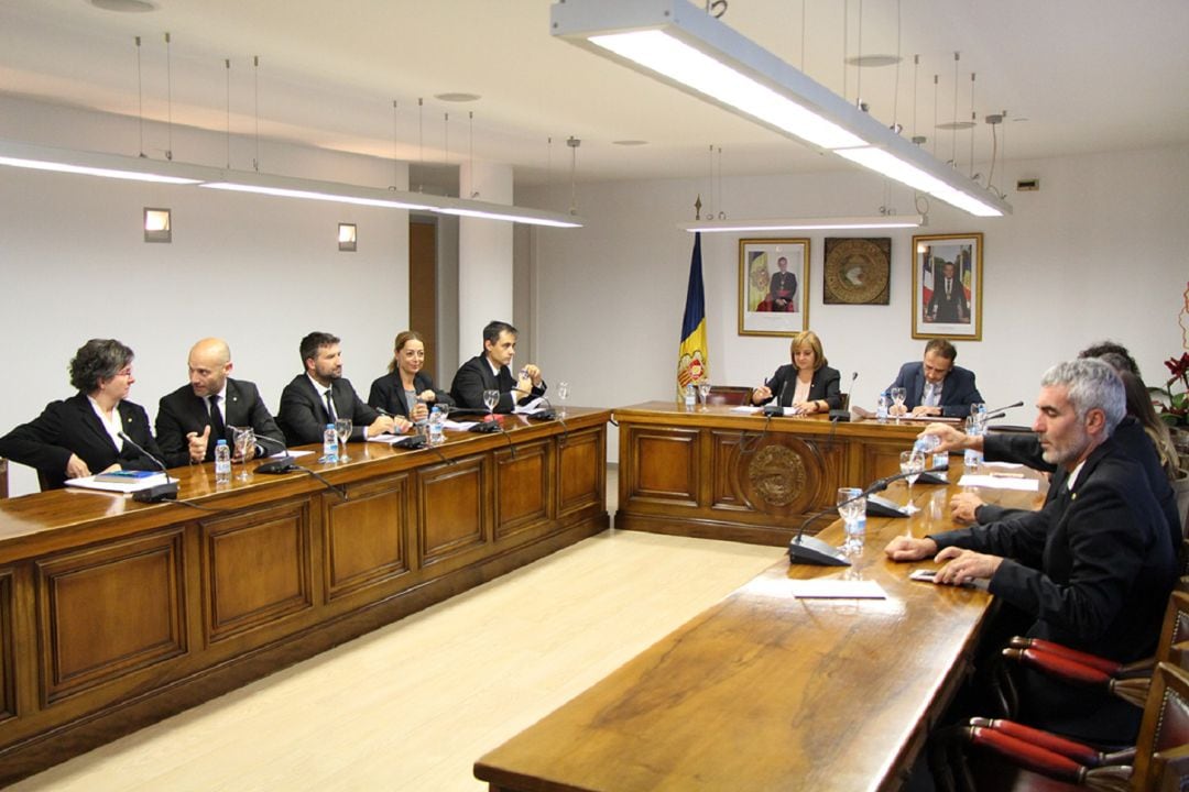 Sessió de Consell de comú d'Escaldes, aquest dilluns a la tarda.