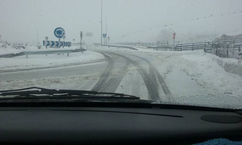 Fotografía de la última nevada en Segovia