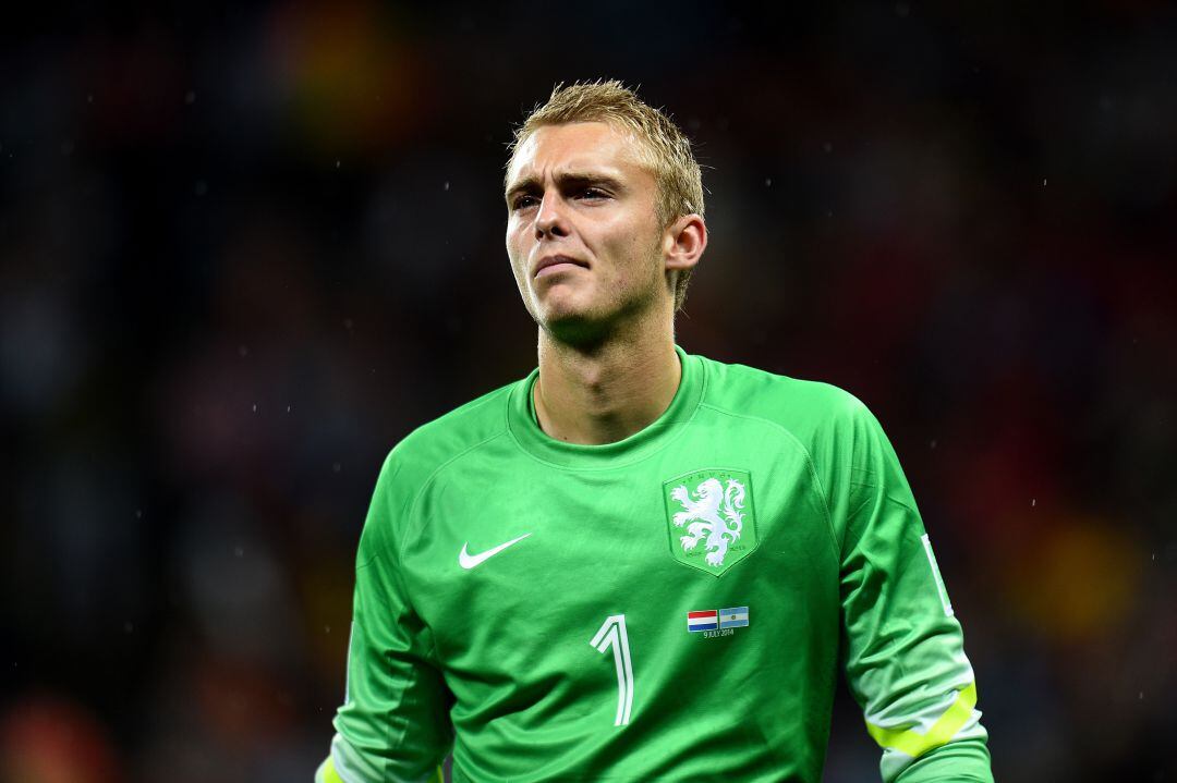 Cillessen, con la selección de Países Bajos.