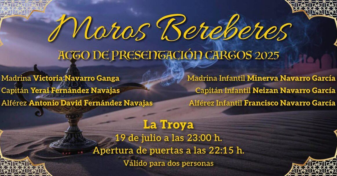 Cartel acto Bereberes