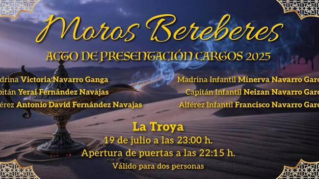 Cartel acto Bereberes