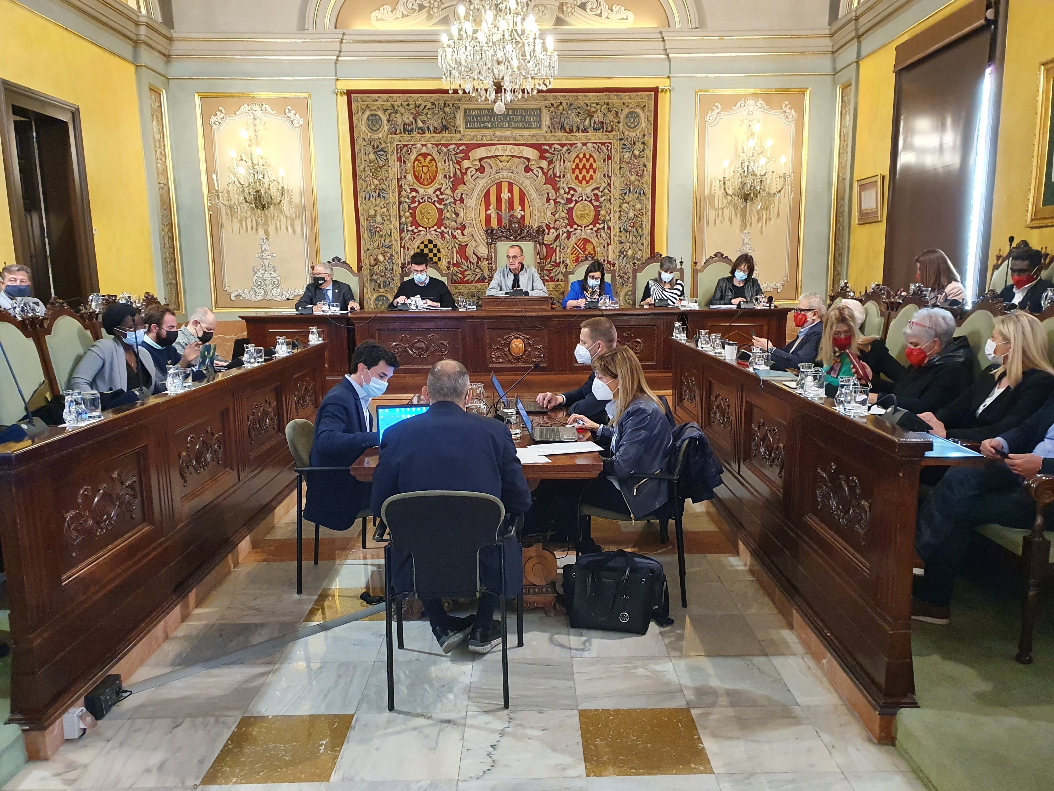 Un moment de la sessió plenària de la Paeria d'aquest divendres