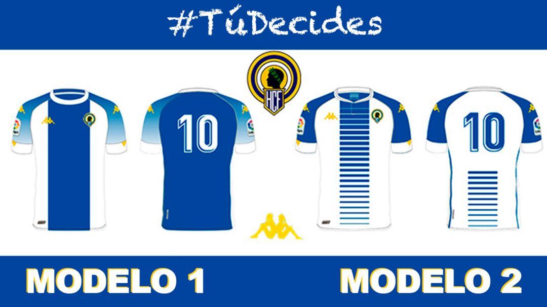 Las posibles camisetas del Hércules