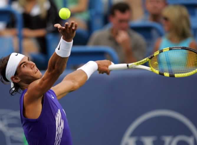 Rafa Nadal, en el Masters Series de Cincinnati