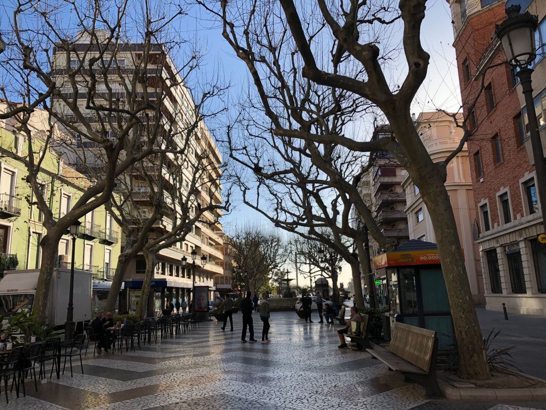 El Paseo de Gandia en esta jornada de vuelta al invierno 