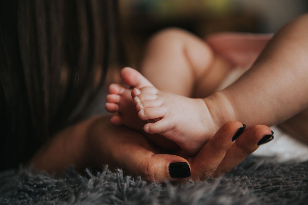 Una madre con su hijo