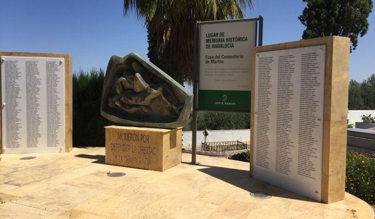 Fosa del cementerio de Martos