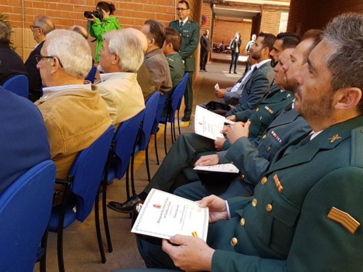 La Guardia Civil reconoce a los agentes albaceteños desplazados a Cataluña