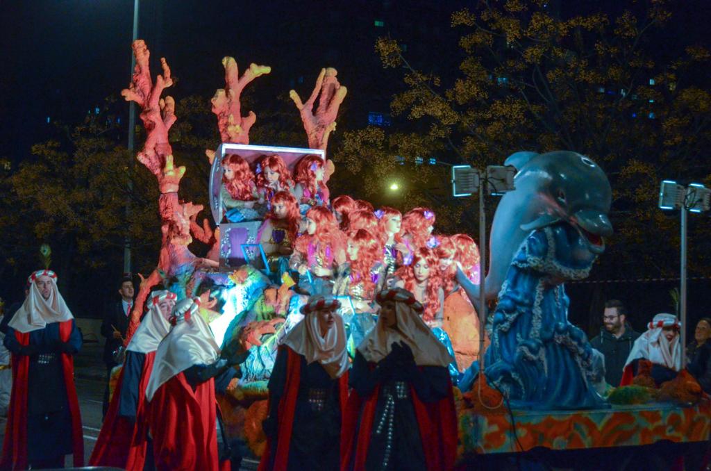 Cabalgata de Reyes del pasado 4 de enero en el sector de Poblats Marítims de València.