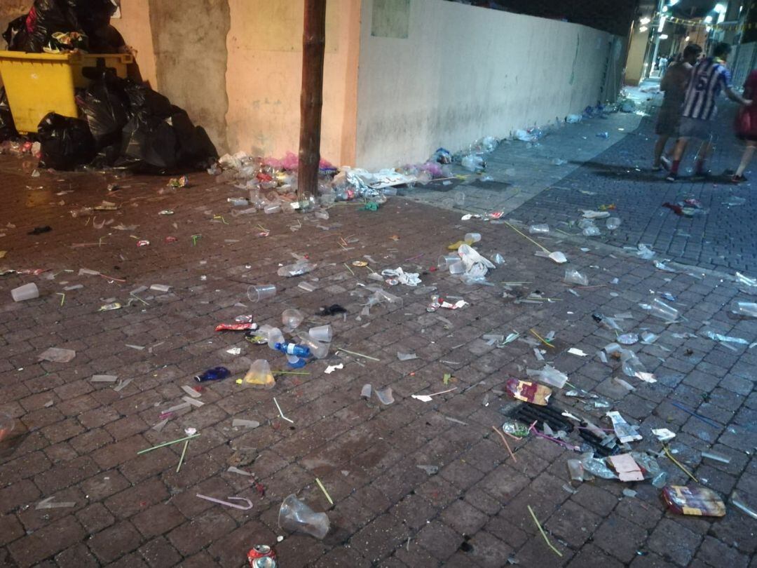 Imagen de archivo de esta zona durante las últimas fiestas patronales