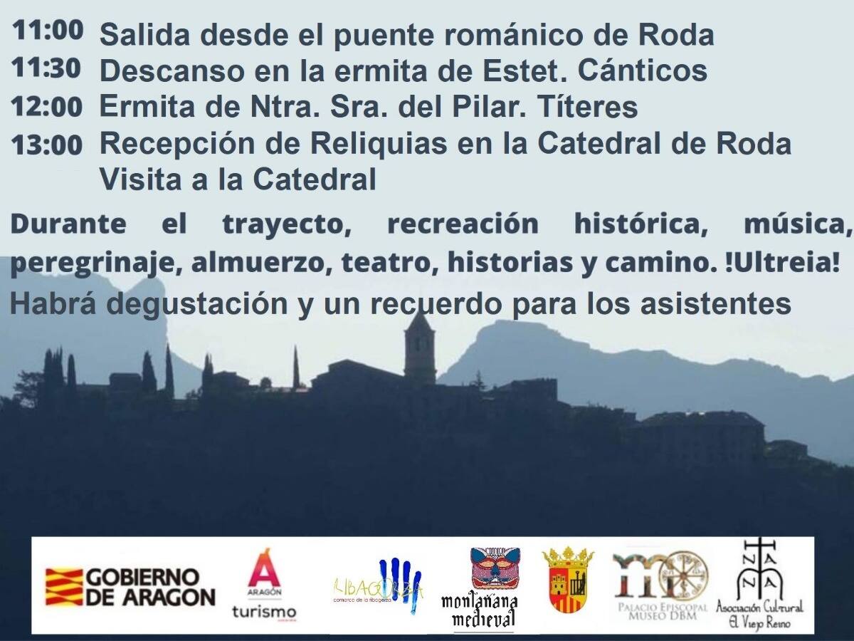 Vía Rotense y peregrinación en Roda de Isábena