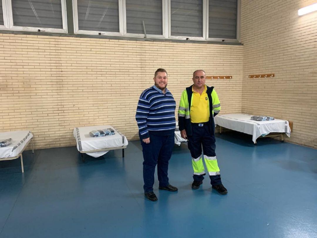 El concejal Mariano Valera y Antonio Tarí, coordinador de DYA