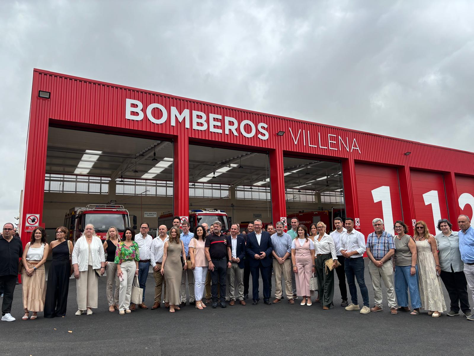 Inauguración parque de bomberos de Villena