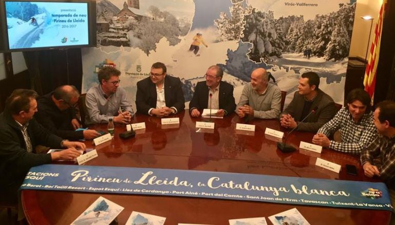 Presentació de la temporada de neu, avui, a la Diputació de Lleida