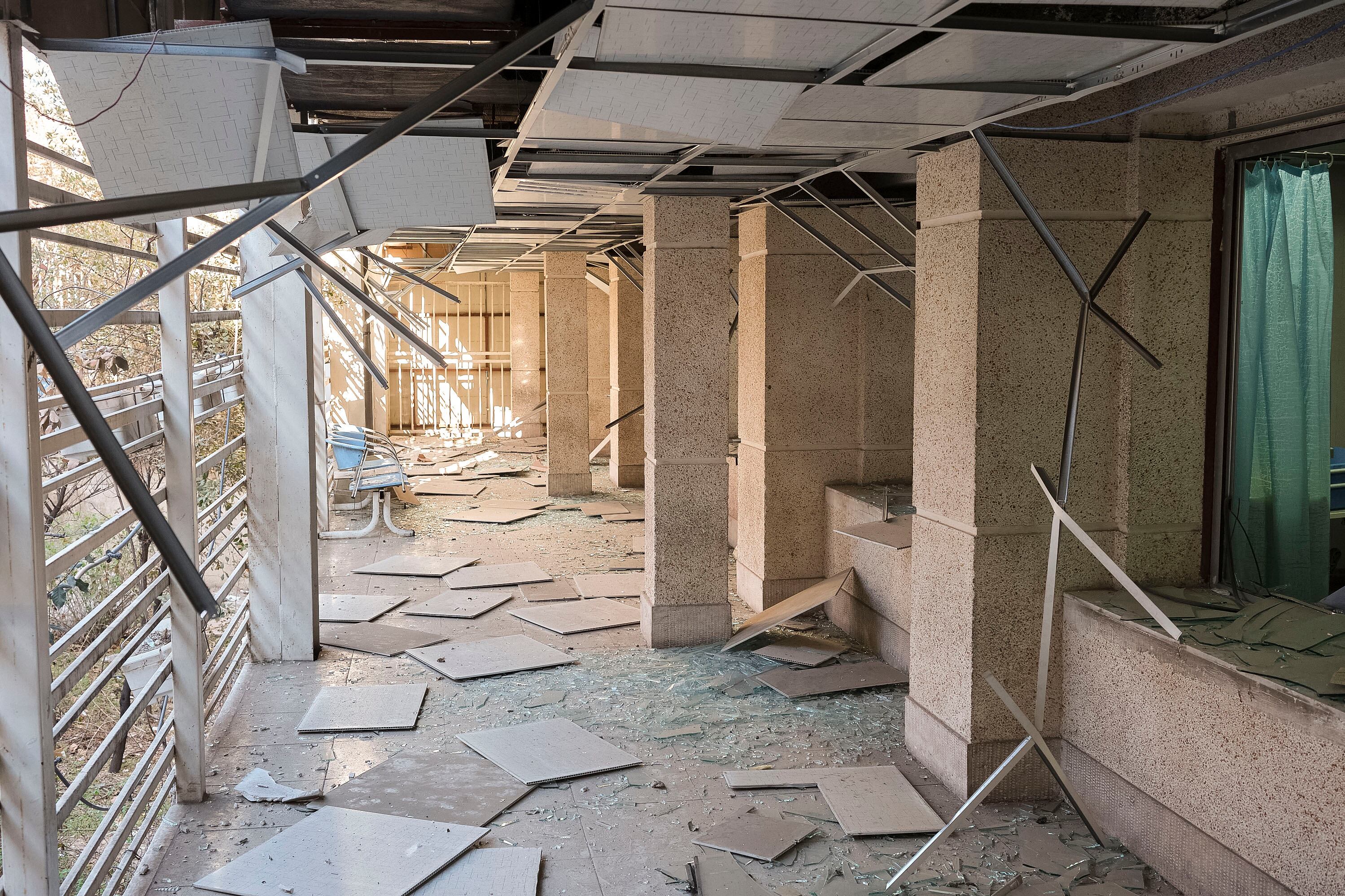 Danys causats pels bombardejos israelians a la capital de l'Iran, Teheran.