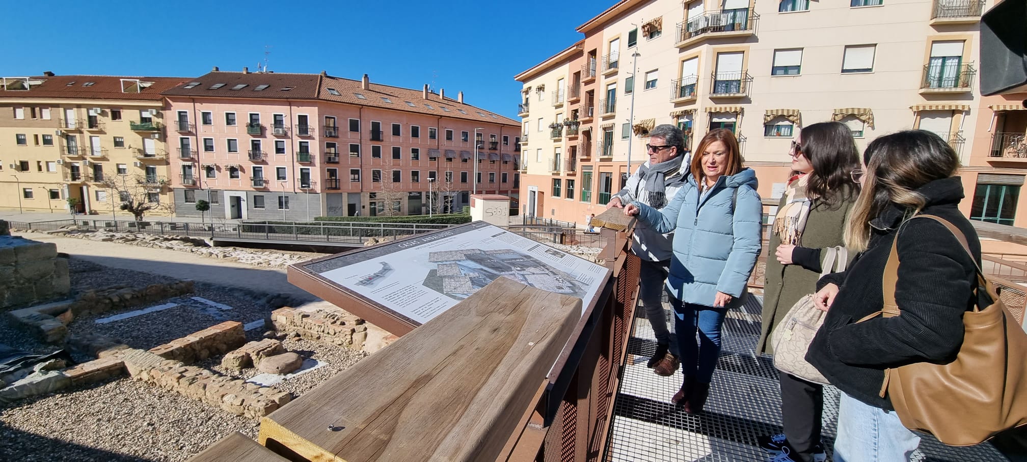 Visita al yacimiento de Entretorres