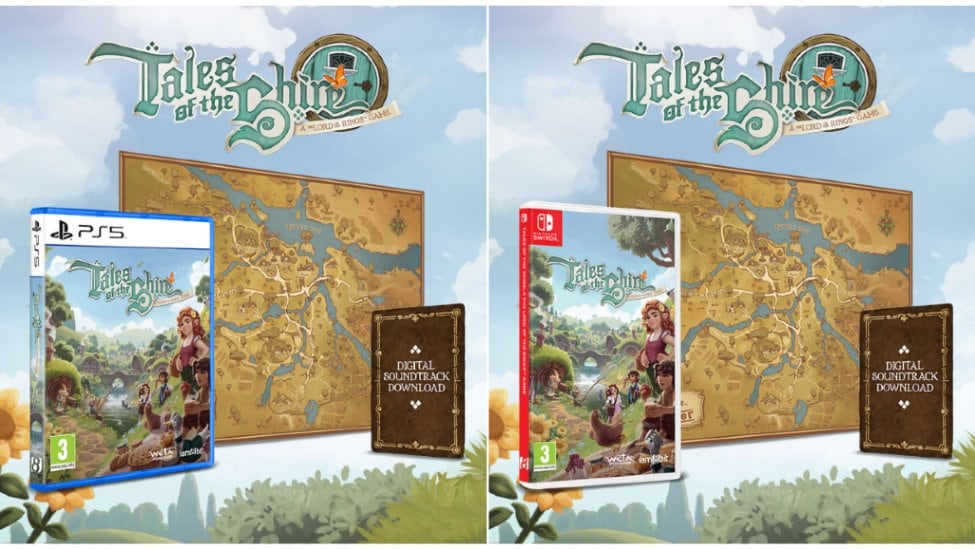 El mapa y la banda sonora digital de la versión física para PS5 y Switch