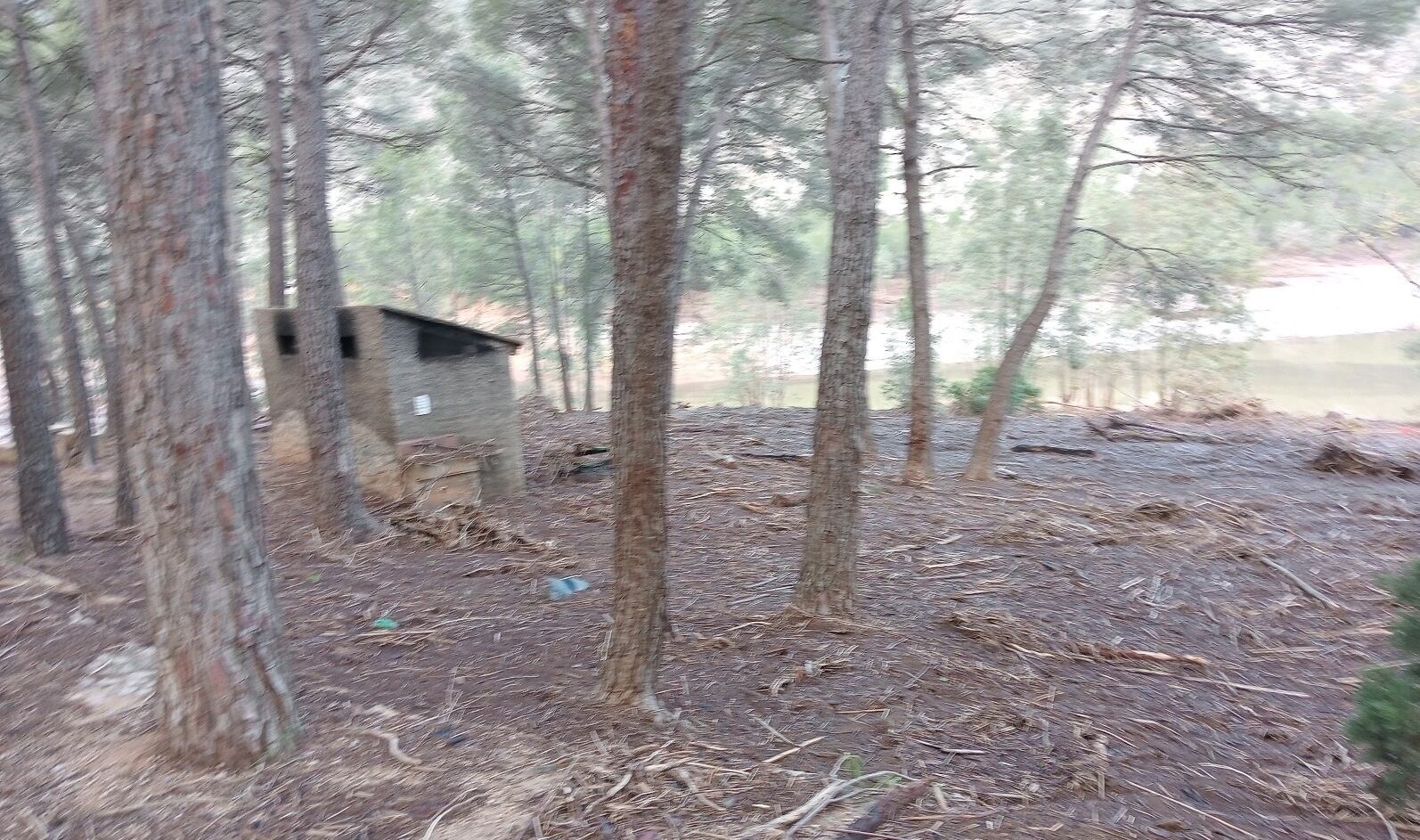 Imágenes de la zona de acampada del Embalse de Buseo, en Chera, tras el paso de la DANA de 2024.