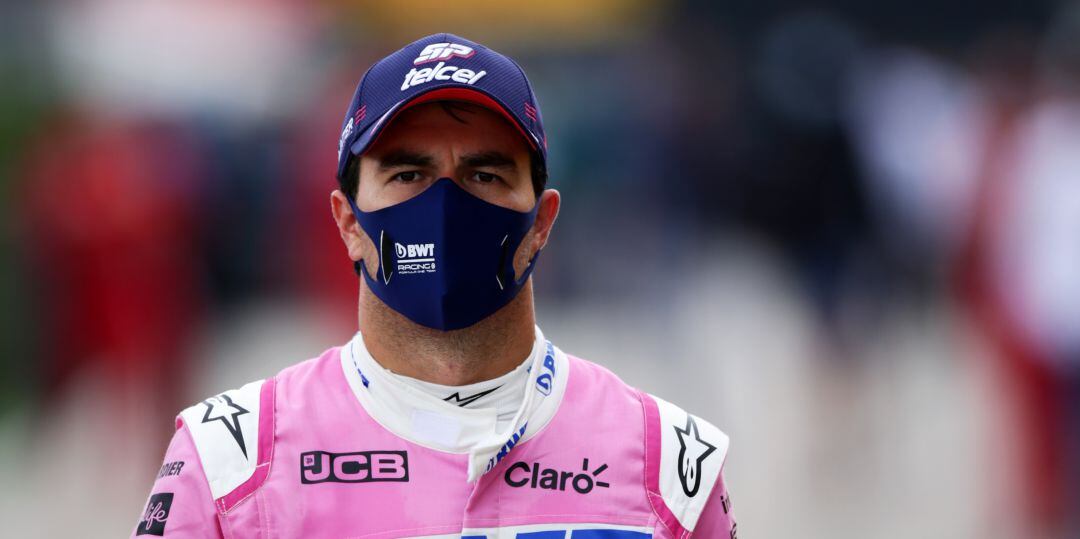 Sergio Pérez, durante un Gran Premio de la Fórmula 1