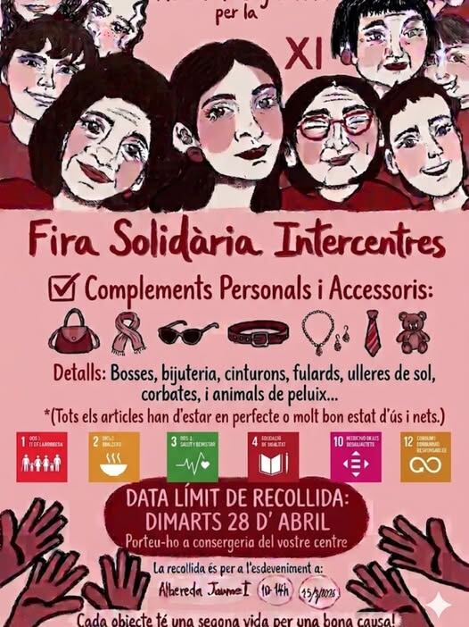 Recogida de objetos para la Fira Intercentres de Xàtiva