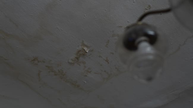 Imagen que muestra desperfectos en la vivienda