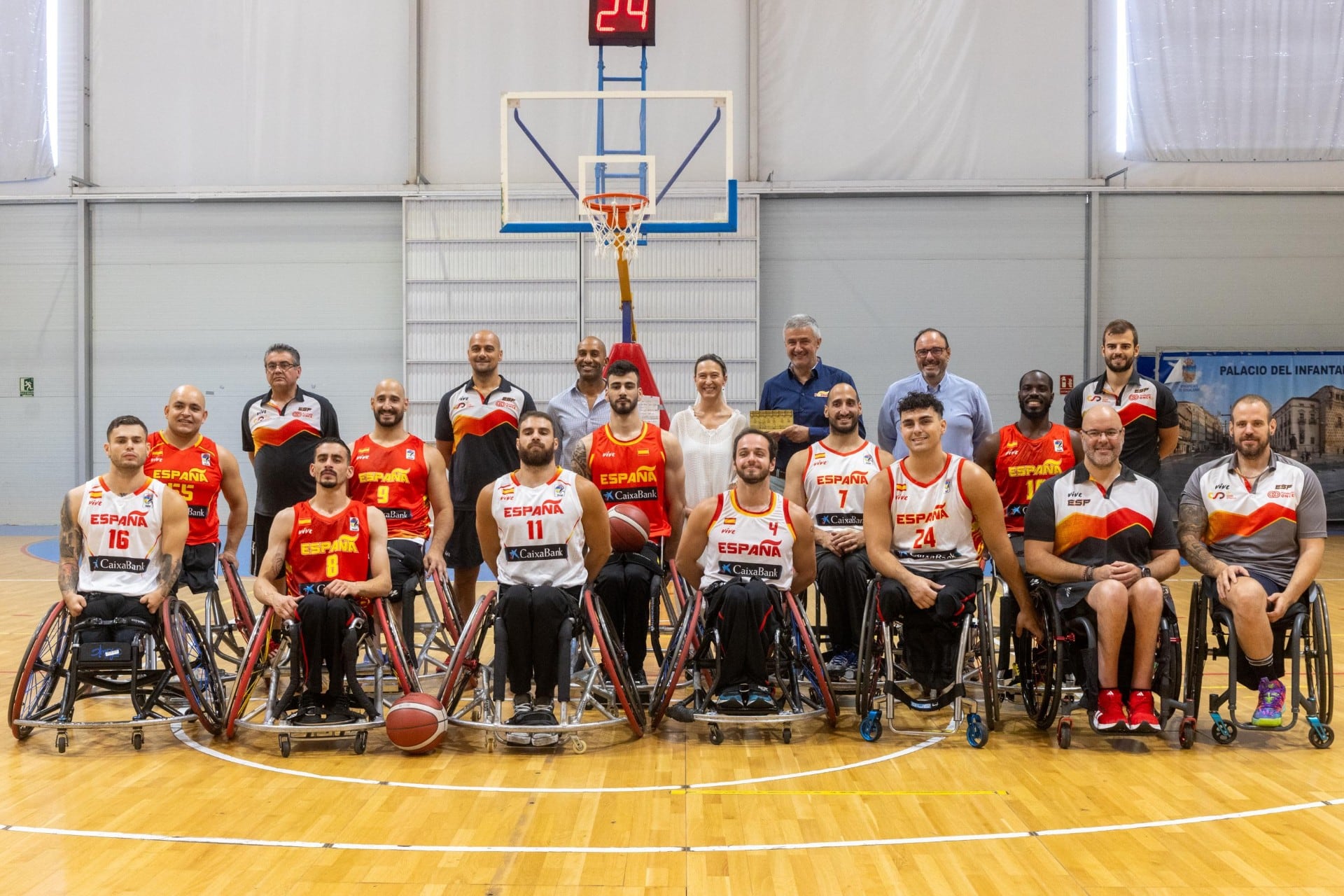 Selección Baloncesto en Silla de Ruedas en Guadalajara. Foto: Ayto Gu