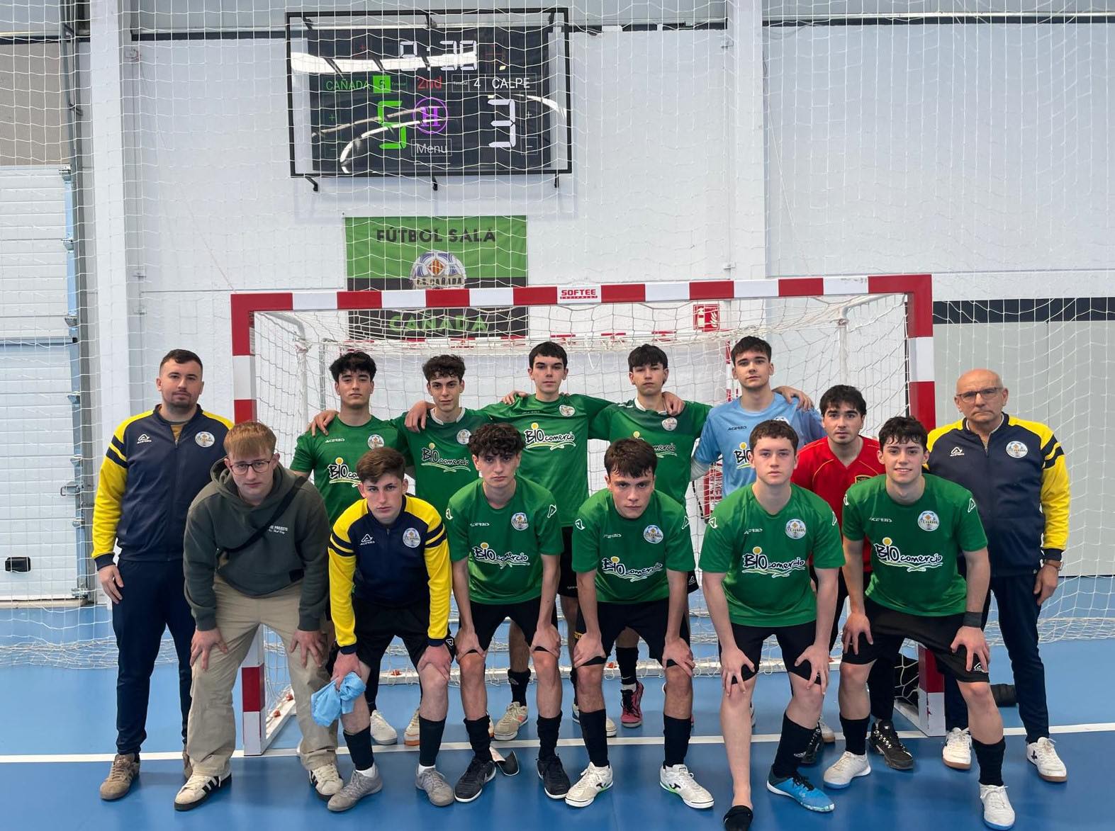 Juvenil del Futbol sala Cañada
