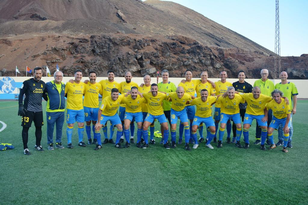 Veteranos de la UD Las Palmas.