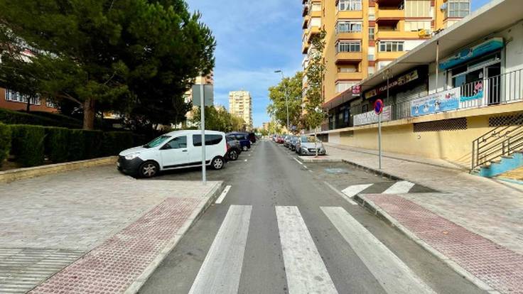 Trabajos en la Avenida de España