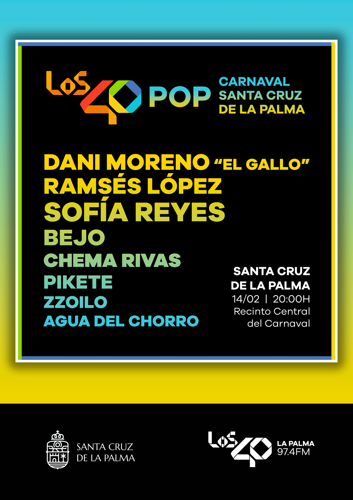 LOS40 Pop en el Carnaval de Santa Cruz de La Palma