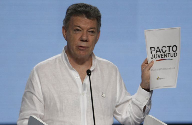 El presidente de Colombia, Juan Manuel Santos.