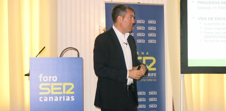 Fernando Clavijo en el Foro SER Canarias