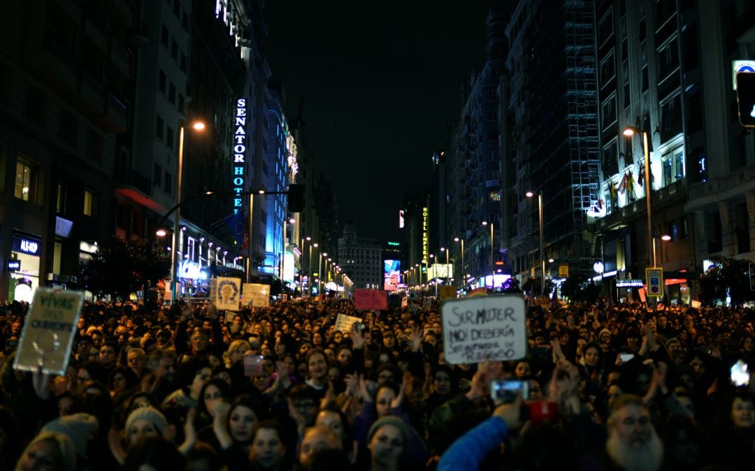 La manifestación del 8 de marzo fue uno de los eventos más importantes del año.