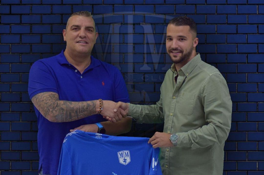 Daniel Núñez, presidente del Mar Mejor, junto a Omar Nicolás, director deportivo de la entidad