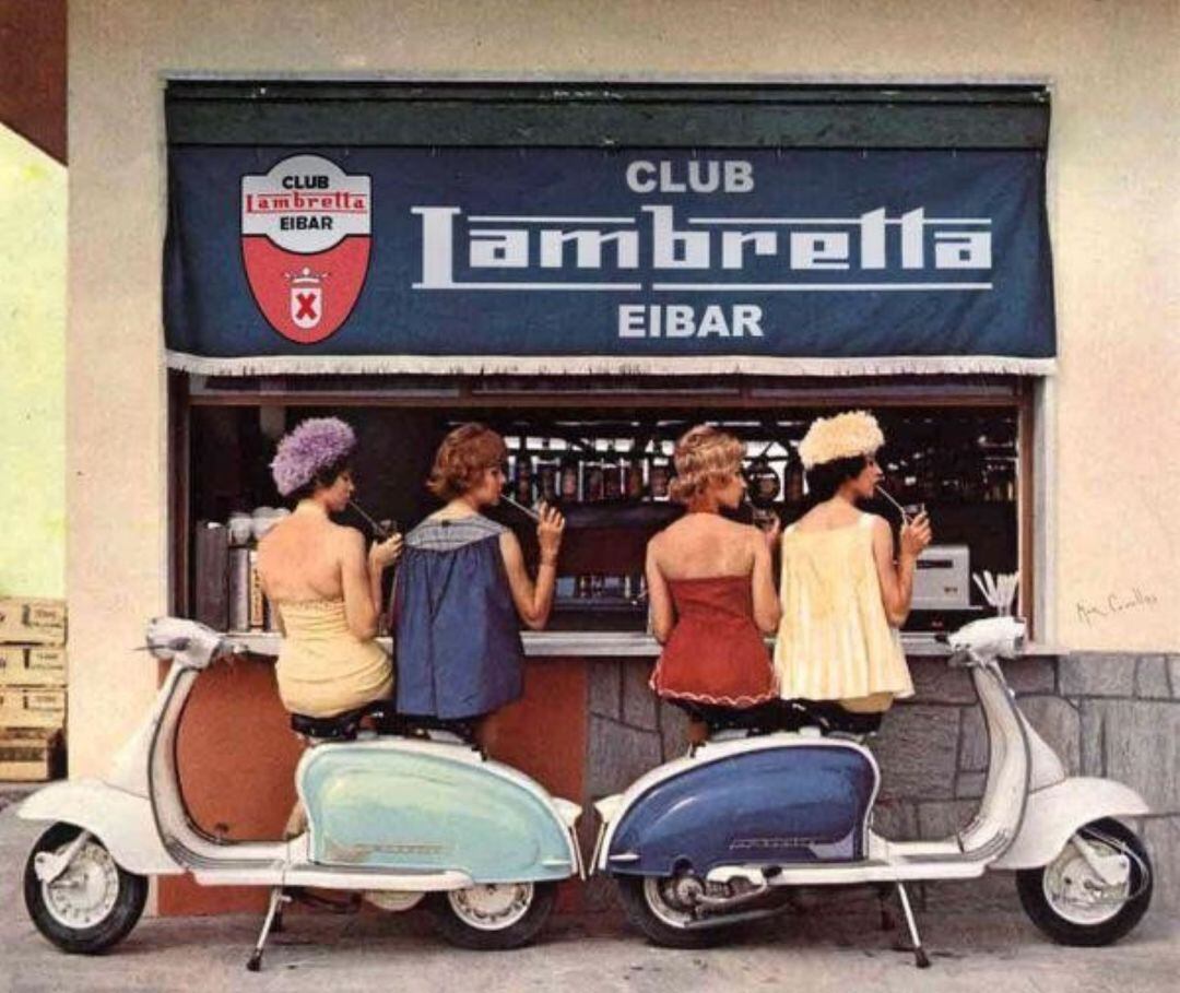 Las motos Lambretta es uno de los símbolos de la industria eibarresa