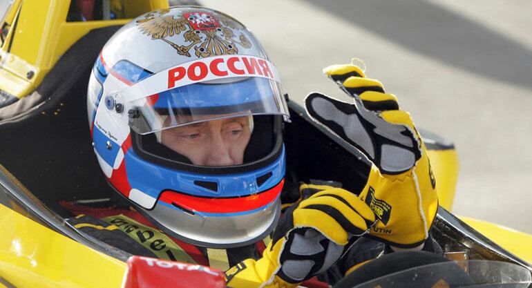 Putin, probando un F1