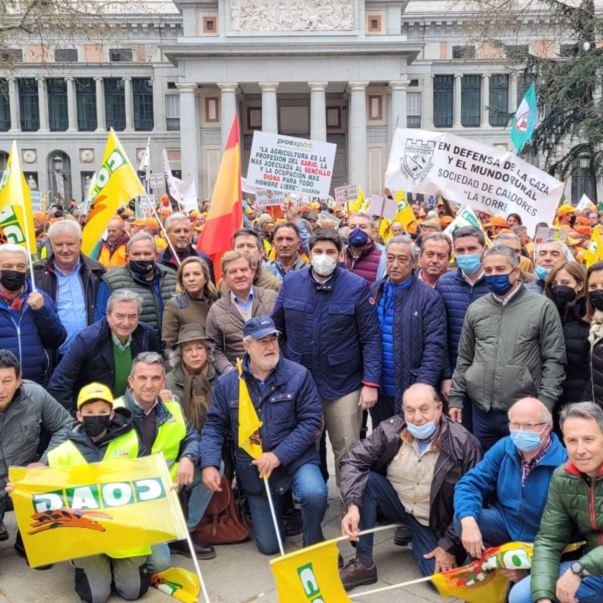 El campo de la Región de Murcia se suma a la protesta del "20M Rural" en Madrid
