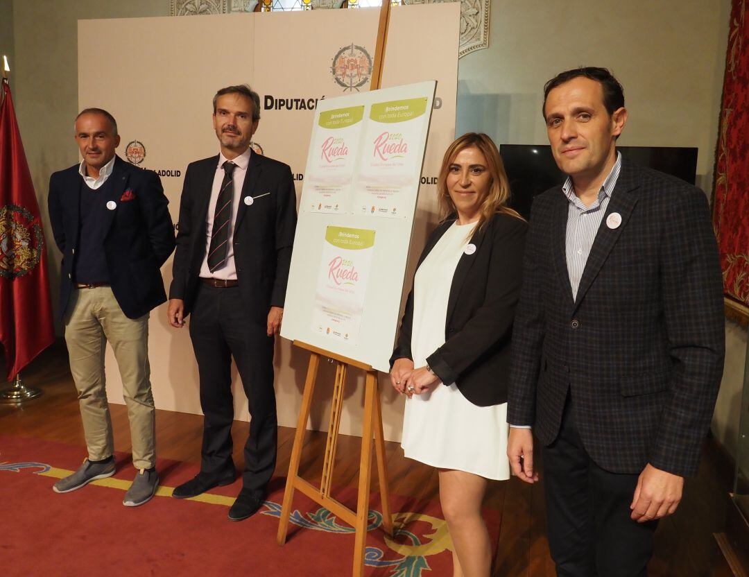 Rueda presenta en la Diputación su candidatura a Ciudad Europea del Vino