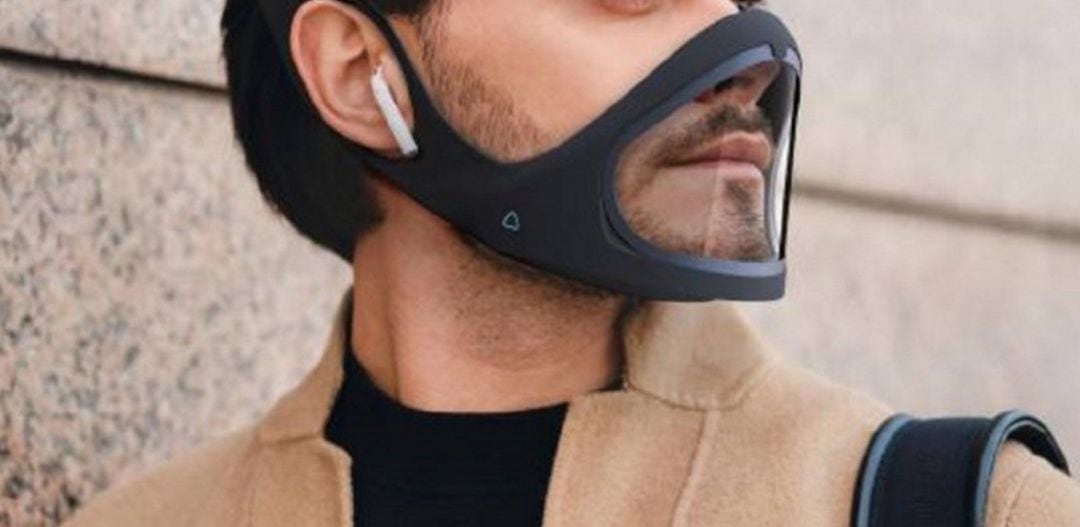 Mascarilla Cliu creada por Álvaro González, diseñador de producto y profesor de Bellas Artes en la Universidad de Palermo