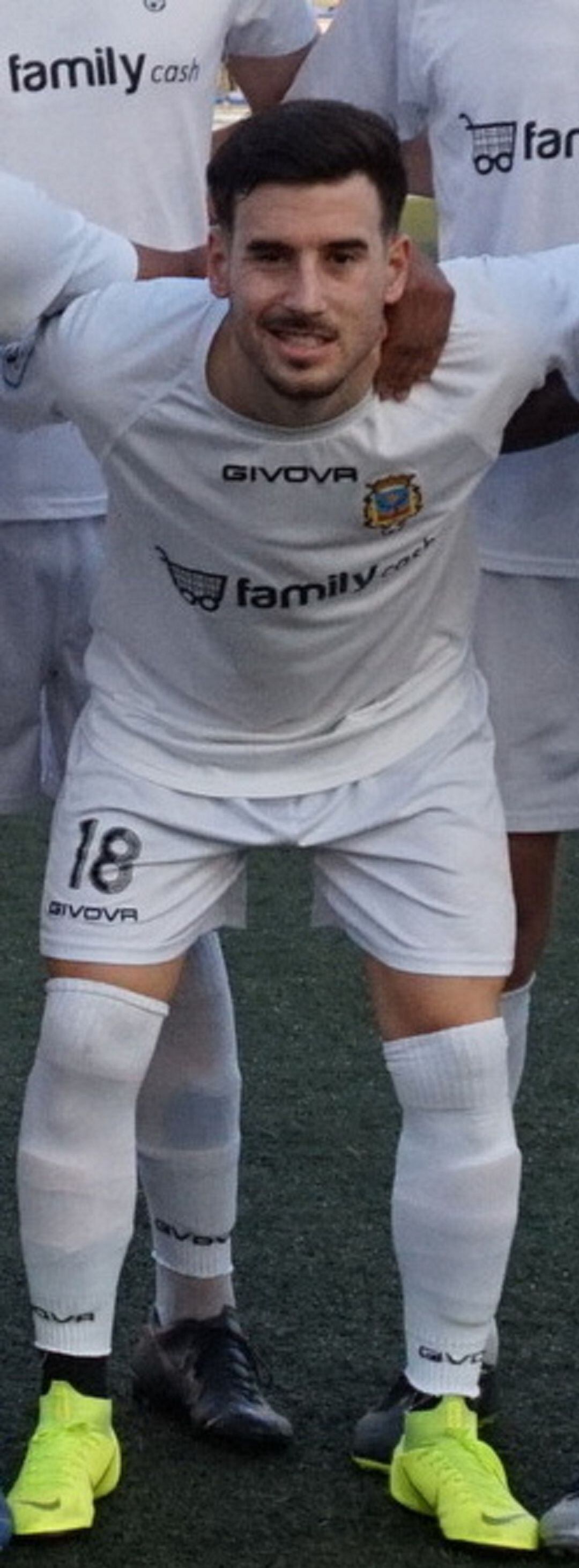 Juanmi Heredero en su última visita al Nuevo Pepico Amat con el Olimpic de Xàtiva