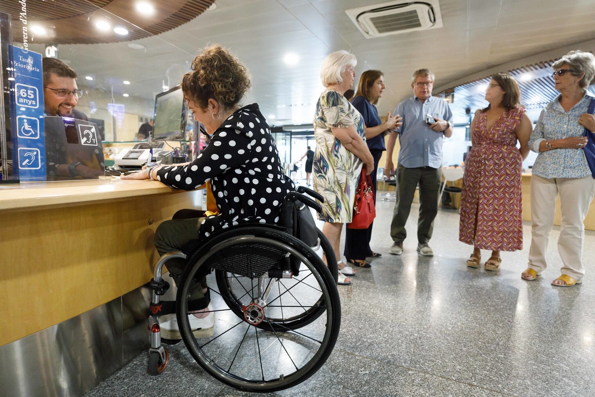 Una imatge d'arxiu de l'interior de l'Edifici Administratiu de Govern.