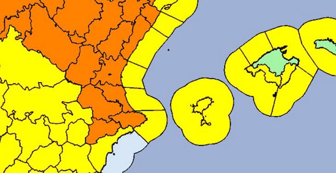 Alertas activadas por Aemet para el viernes 22 de enero 