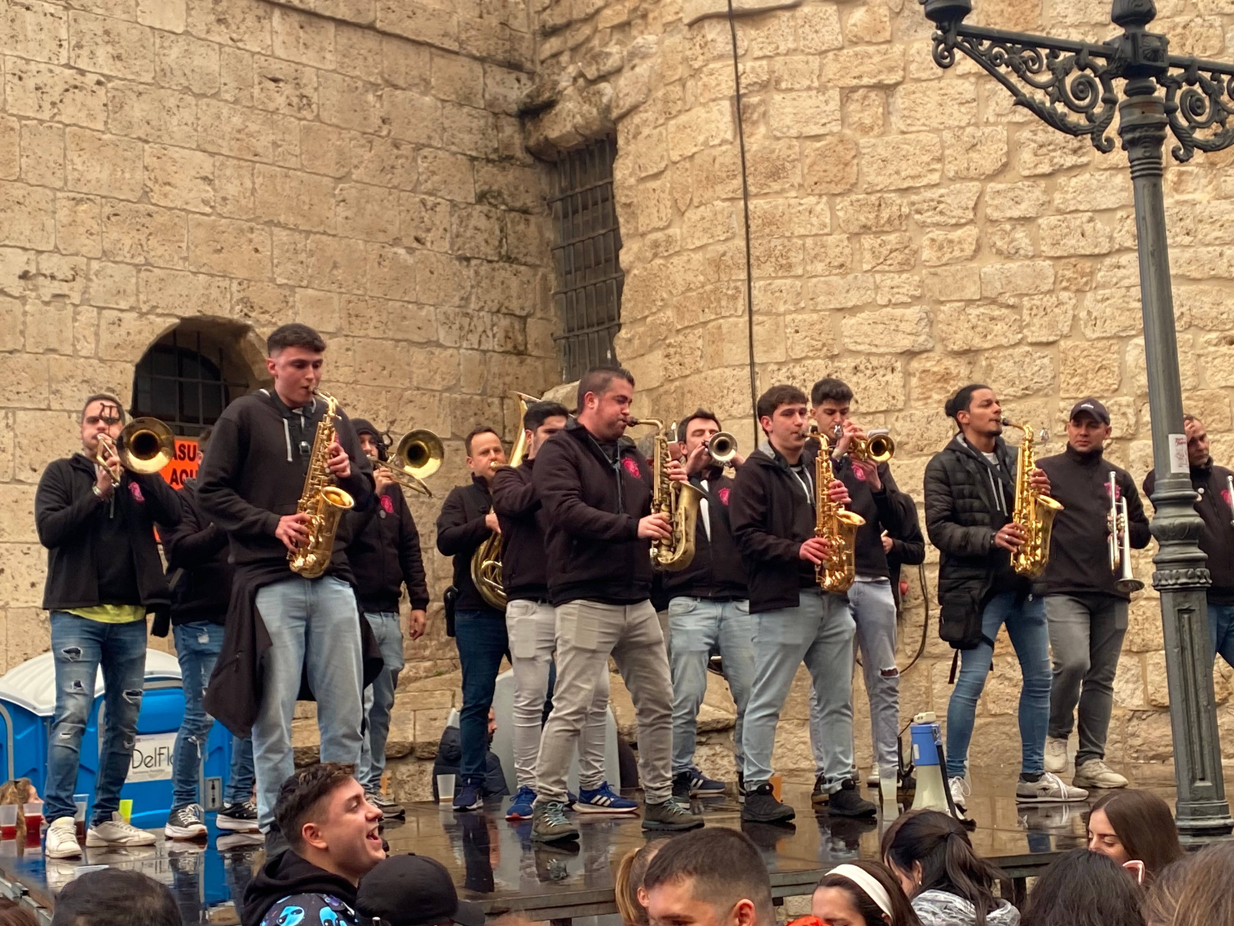El Relamido, en su actuación en Charangas de Peñafiel hace un par de años