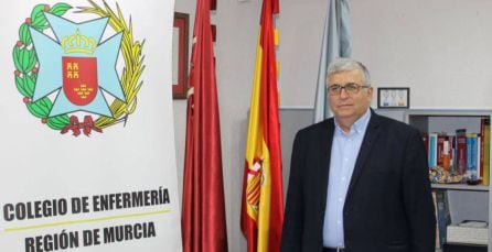 Manuel García Sánchez, presidente del Colegio de Enfermería de la Región de Murcia (COEMUR). Foto archivo